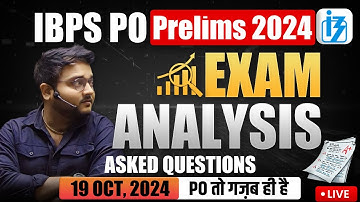 IBPS PO Analysis 2024 | IBPS PO Exam Analysis | IBPS PO Asked Questions | IBPS PO Good Attempts