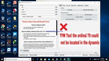 TFM Mtk tool pro activation | Tfm Tool the ordinal 79 could not be located in the dynamic link