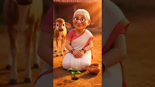 दादी ने पेढ़ लगाया पेड़ प्रति क्या हुआ 😱🌿#ai #animation #trending #youtubeshorts #video #viral