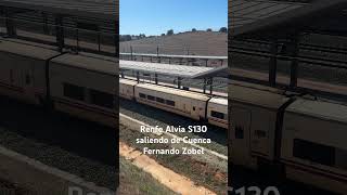 Renfe Alvia S130 saliendo de Cuenca Fernando Zobel