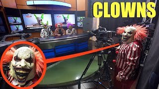 When you see clowns at a News Station broadcasting the news, RUN away as FAST as you can!!