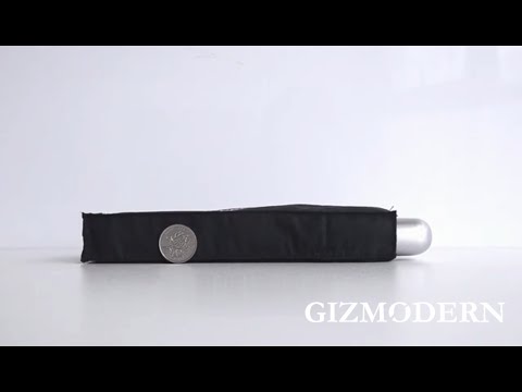 Mini Slim Automatic UV Umbrella, with 6 Ribs & 99% UV Block, for Sunny & Rainy Days