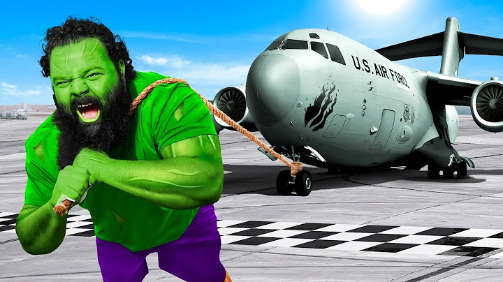 World's Strongest Man vs PLANE!