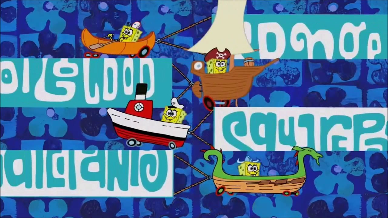 spongebob intro 2016 with bfbb soundtrack backwards mp4 spongebob christmas intro