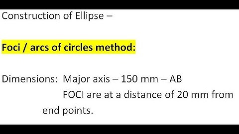5. ELLIPSE   ARCS OF CIRCLES   FOCI METHOD 2 - AutoCAD 2022