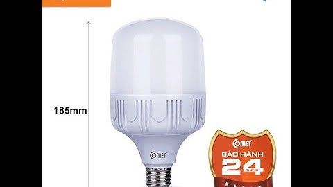 Bóng LED TRỤ cao cấp thân nhôm COMET CB13H (20W, 30W và 40W)