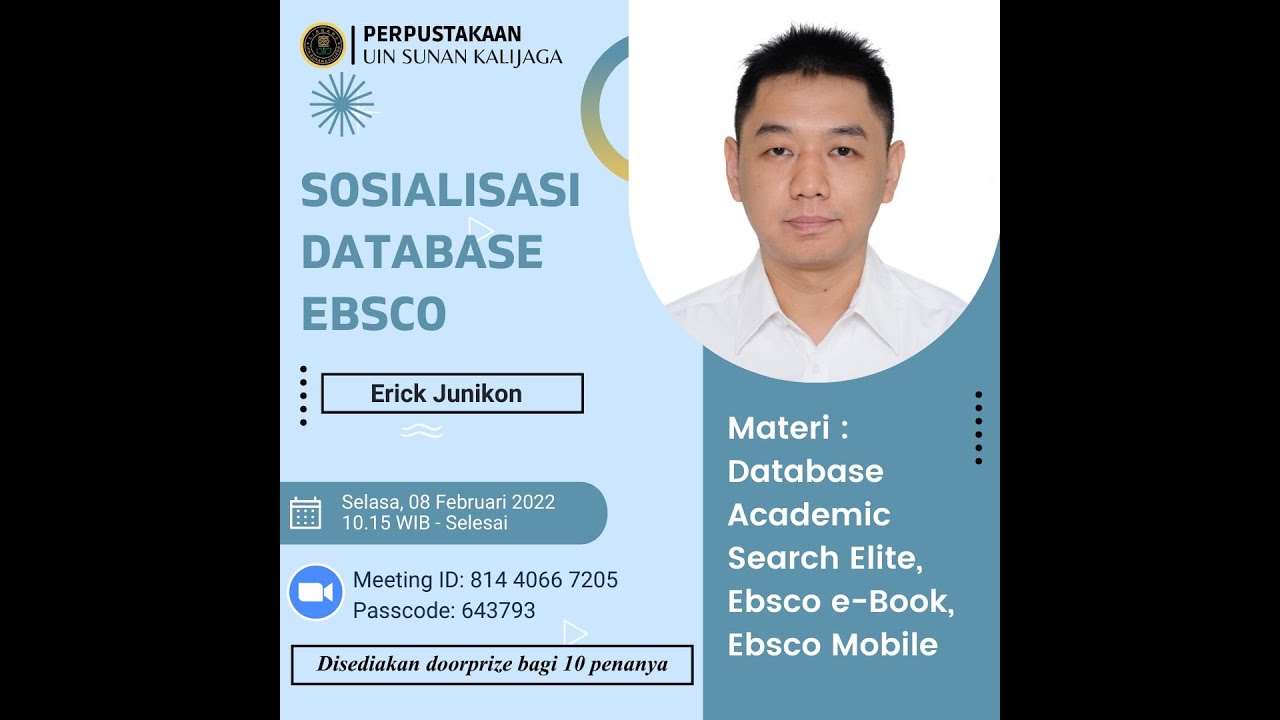 Sosialisasi Database EBSCO - YouTube
