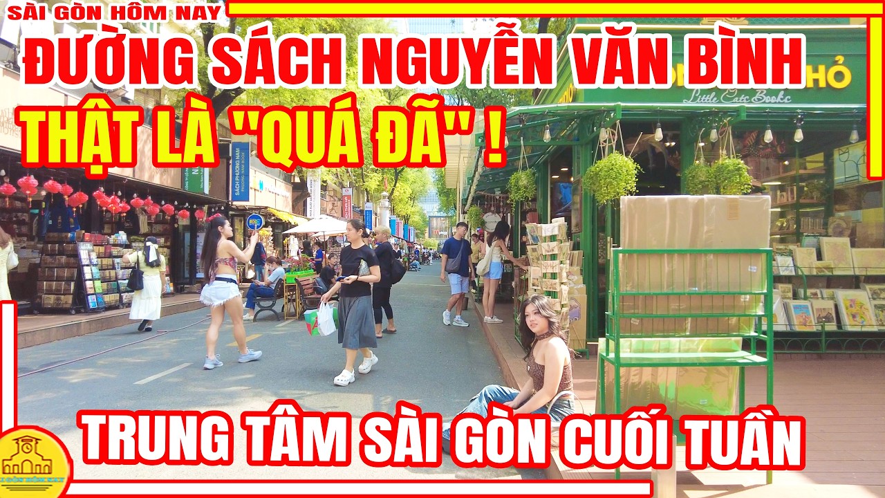 THẤY LẠ LẮM! VỈA HÈ Trường LASAN TABERD Nguyễn Du & ĐƯỜNG SÁCH Nguyễn Văn Bình Q1 | Sài Gòn Hôm Nay