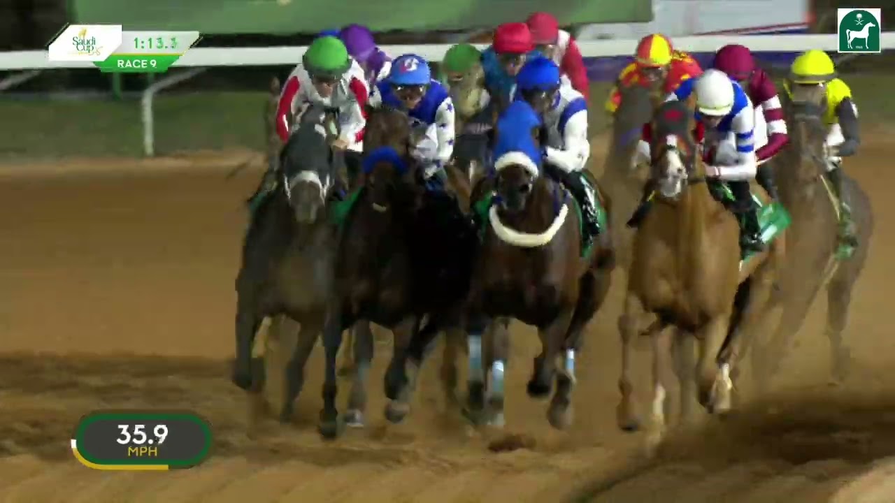 الشوط التاسع للحفل 70 بموسم سباقات الرياض