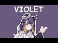 【Hololive Song / Ninomae Ina'nis Sing 唱歌】VIOLET ( Live Version ) (with Lyrics)
