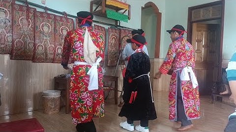 lễ cấp sắc 3 đèn của người dân tộc dao đỏ Đắk Na Tân Thành Krông Nô Đắk Nông Việt Nam