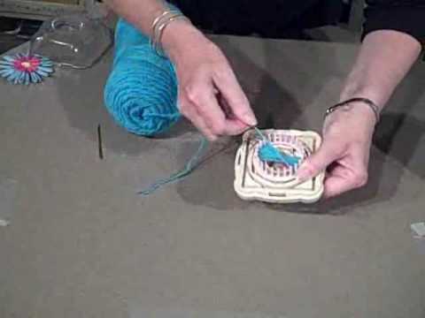 Mini Loom Weaving Tutorial With Ribbon 