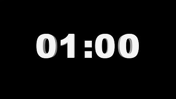 1 Minute Ticking Countdown Timer With Bomb Explosion