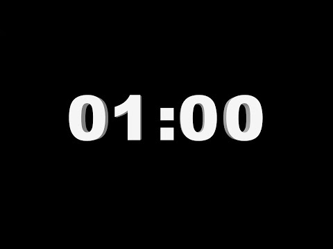 1 Minute Ticking Countdown Timer With Bomb Explosion