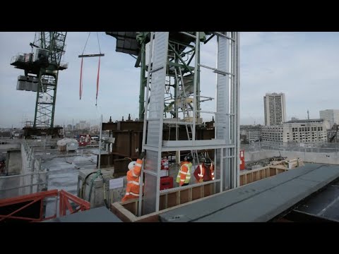 TCLARKE DfMA Riser Installation at the Peninsula Hotel London