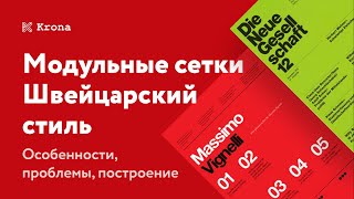 Модульные сетки | Швейцарский стиль | Типографика | Работа с сеткой в веб-дизайне