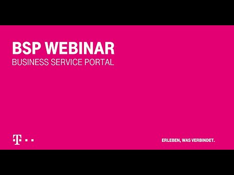 Das Business Service Portal für Mobilfunk (Webinar)