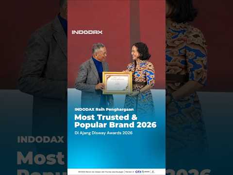 INDODAX Raih Penghargaan Most Trusted & Popular Brand 2026!