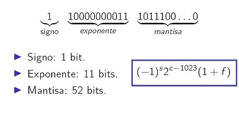 Convertir doble precisión 64 bits a sistema decimal