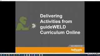 Delivering Activities from guideWELD Curriculum Online