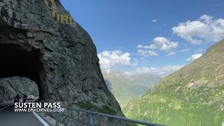 Driving the Susten Pass in the Swiss Alps, this is Switzerland's most scenic driving road. No doubt!