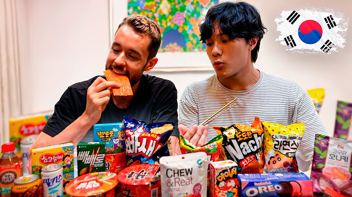 PROBANDO SNACKS COREANOS - TheGrefg