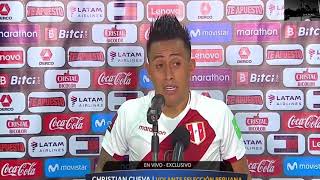 DECLARACIONES DE CHRISTIAN CUEVA  DESPUES DEL PARTIDO ANTE VENEZUELA (QATAR 2022)