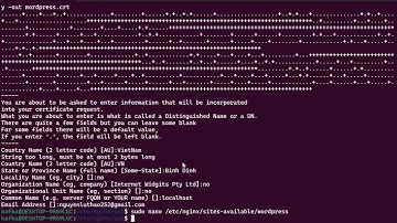 Create a Self-Signed SSL Certificate for WordPress on Ubuntu (WSL) | Enable HTTPS with Nginx