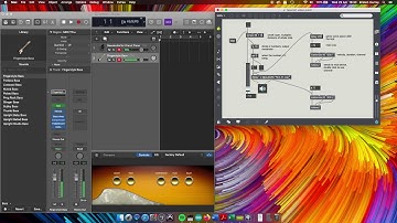 E) Multitrack midi from MAx MSP to Logic Pro X