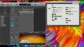 E) Multitrack midi from MAx MSP to Logic Pro X