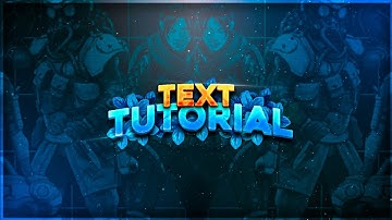 Shining text tutorial on android | AVI type text | ps touch