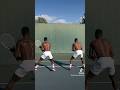 Tennis wall drill 🔥🔥 #tenniscourt #tennislife #tennistime #tennisplayer