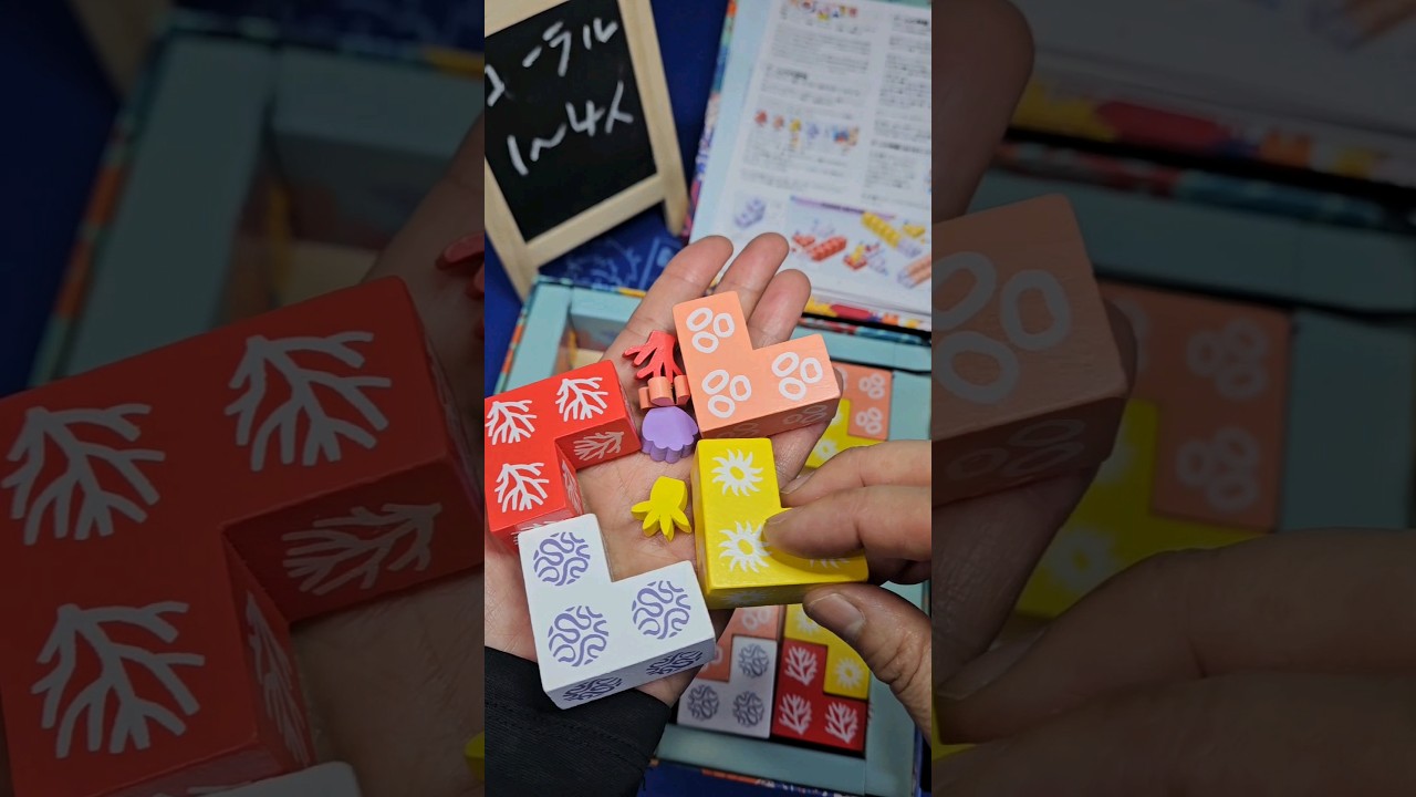 ボードゲームの箱の中『コーラル』#ボードゲーム紹介 #ボードゲーム