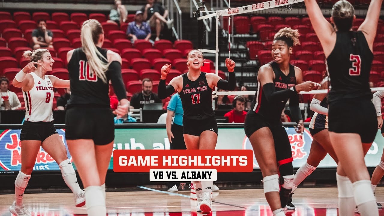 Texas Tech Volleyball vs. UAlbany: Highlights | 2025