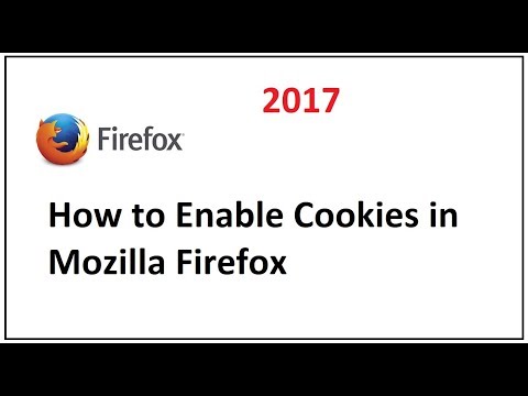 How to Enable Cookies in Mozilla Firefox