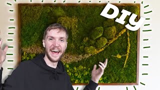 I Made a HUGE DIY Moss Wall