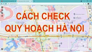 Cách check quy hoạch Hà Nội