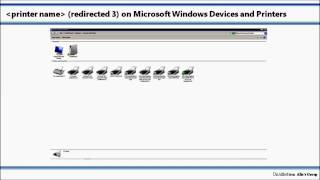 (redirected 3) in Microsoft Windows (Devices and Printers)