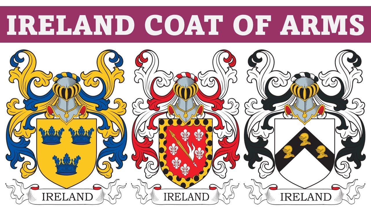 Ireland Coat Of Arms Family Crest Symbols Bearers History YouTube ireland-coat-of-arms-family-crest-symbols-bearers-history-youtube