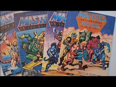 1981 Masters Of The Universe Mini-Books -- Original Mattel He-Man