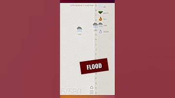 The Flood 🌊 In Little Alchemy! #tutorial #littlealchemy #shorts