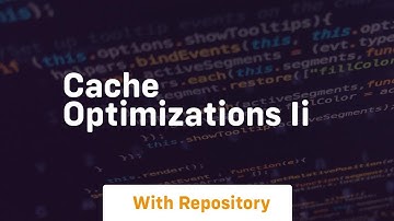 cache optimizations ii