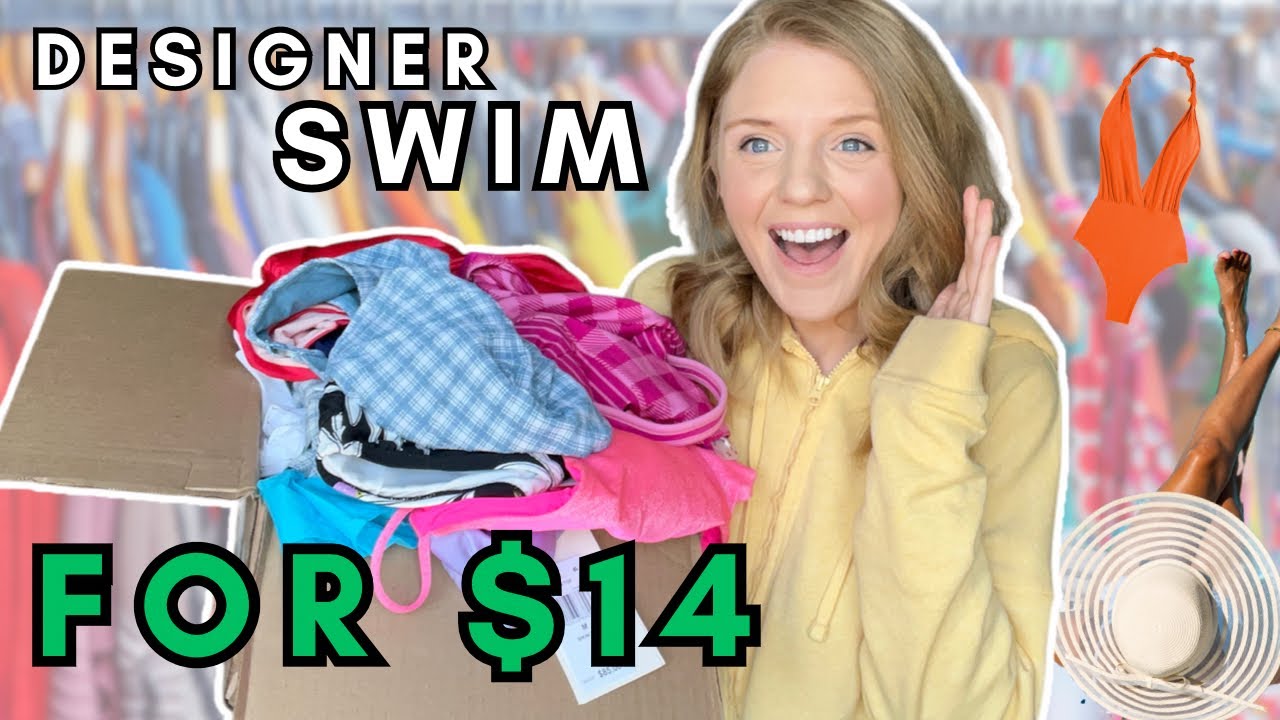 I BOUGHT DESIGNER SWIMWEAR FOR $14 | Reselling Liquidation Unboxing