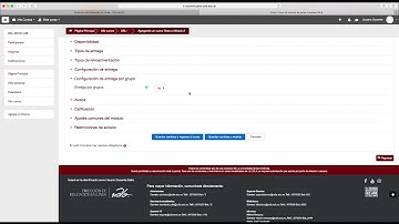 Tutorial creación tarea Moodle