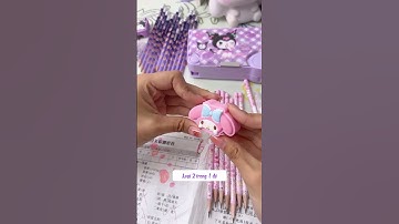 Dùng đồ dùng học tập gì để thi được 100 điểm #stationery #funny #melody