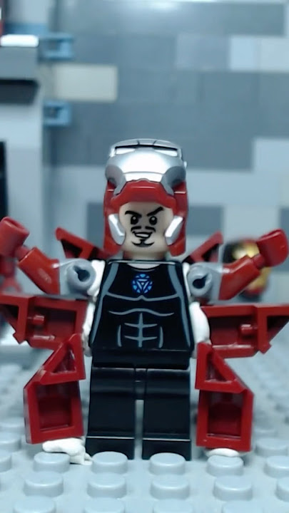 Lego Iron Man Silver Centurion Suit Up
