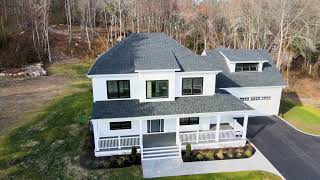 Luxury Drone Tour of 106 Seymour Road, Woodbridge, CT 06524 - Modern Luxury Home for Sale