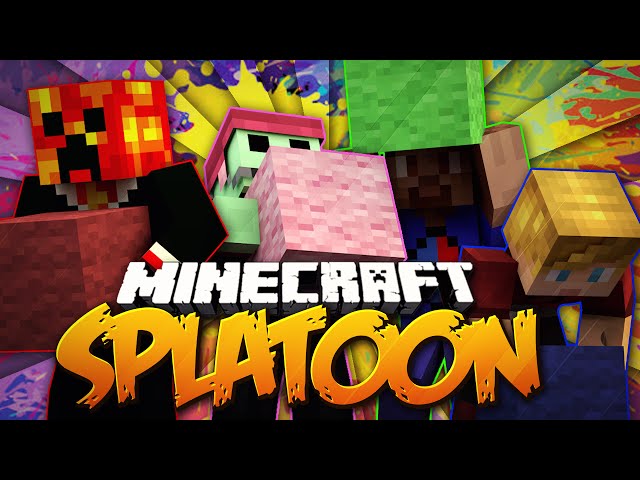 Minecraft SPLATOON! #1 w/ PrestonPlayz, Lachlan, Vikkstar