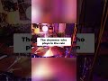 Drummer plays in surreal underwater and rain scenes! #shorts