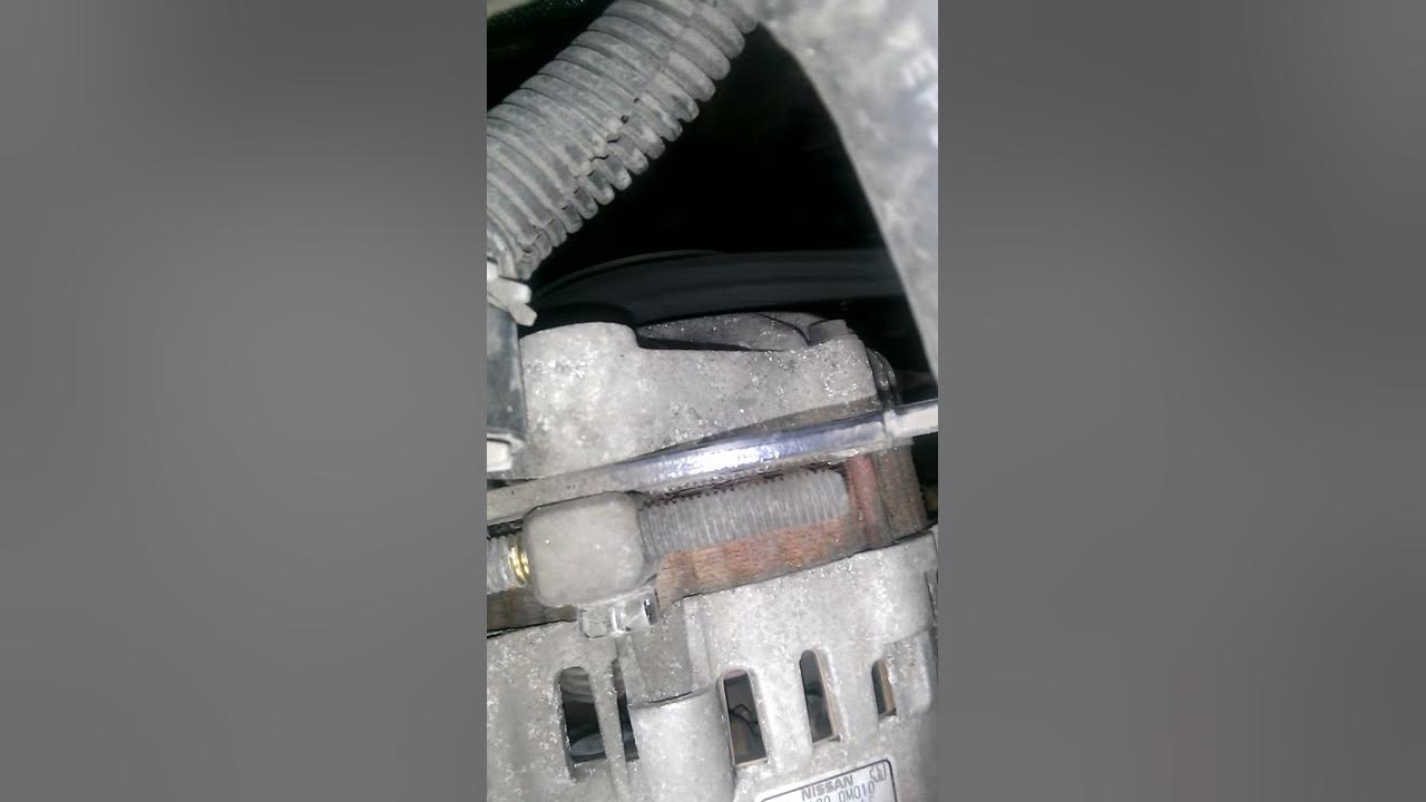 Nissan almera alternator belt deflection YouTube